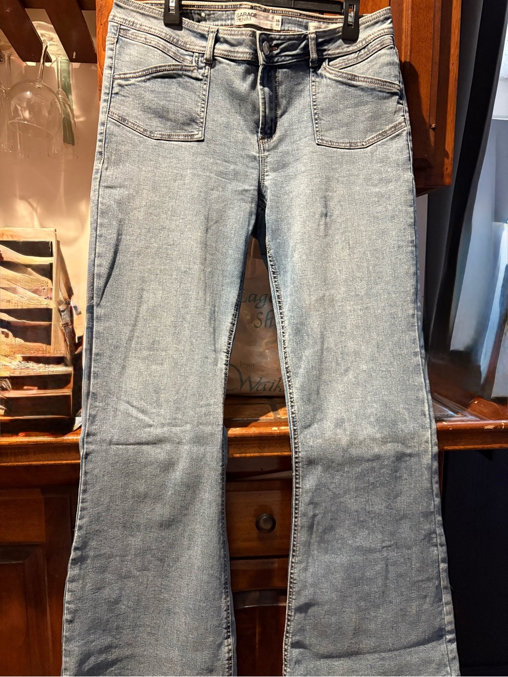 Garage Light Wash Women's Flared Jeans
